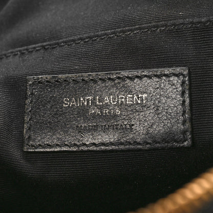 Saint Laurent Calfskin Matelasse Monogram Lou Camera Bag Black 6 of 11