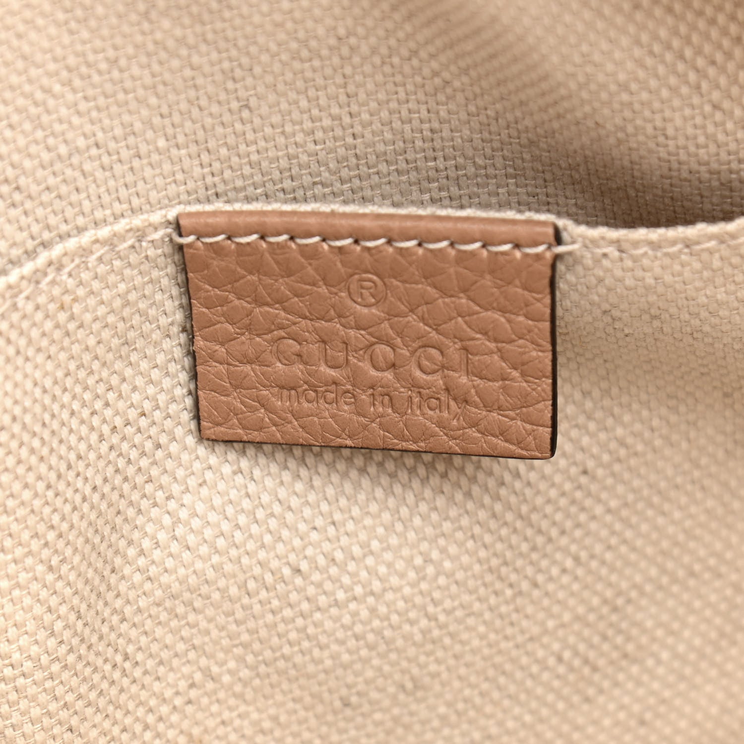 Gucci Pebbled Calfskin Small Soho Disco Bag Rose Beige 6 of 11