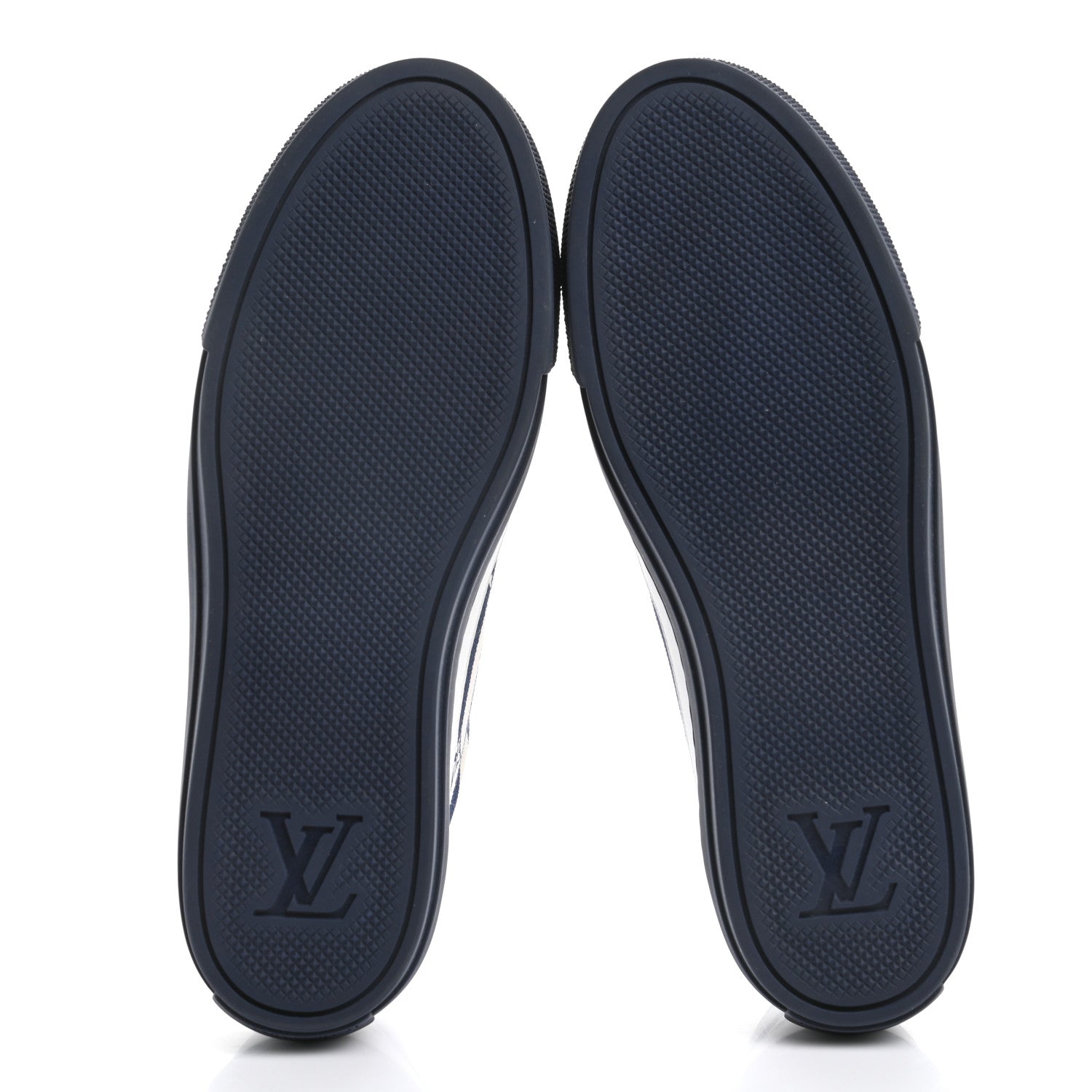 Louis Vuitton Canvas Escale Stellar Sneakers 38 Blue 5 of 9