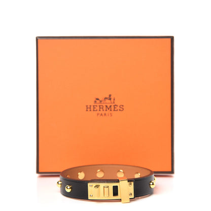 Hermes Swift Mini Dog Clous Ronds Bracelet T3 Black 6 of 6