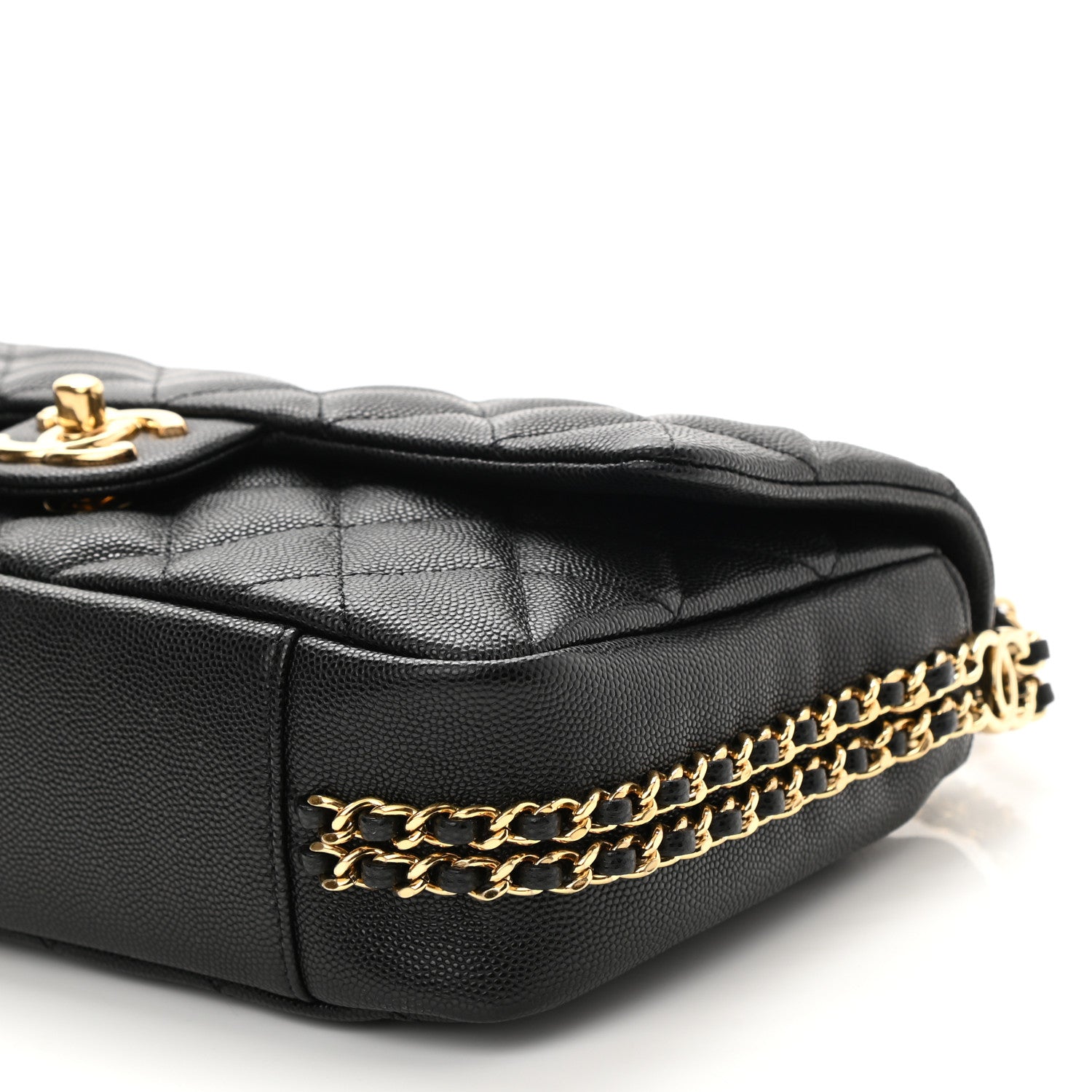 Chanel Caviar Quilted Small CC You Flap Black 9 of 9