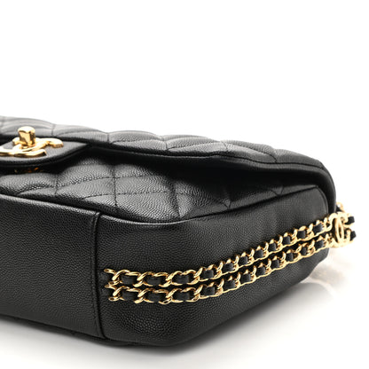 Chanel Caviar Quilted Small CC You Flap Black 9 of 9