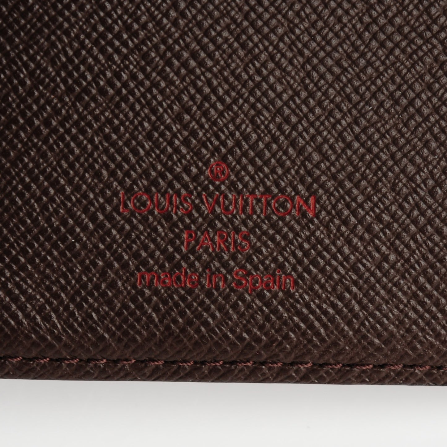 Damier Ebene Small Ring Agenda Cover