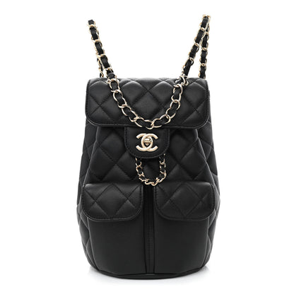 Chanel Caviar Quilted Pockets Backpack Black 1 of 10