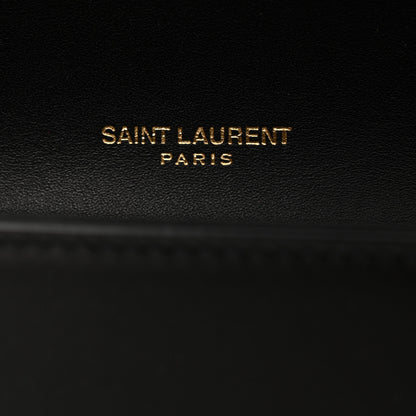 Saint Laurent Smooth Calfskin Small Classic Monogram Kate Tassel Chain Wallet Black 6 of 11