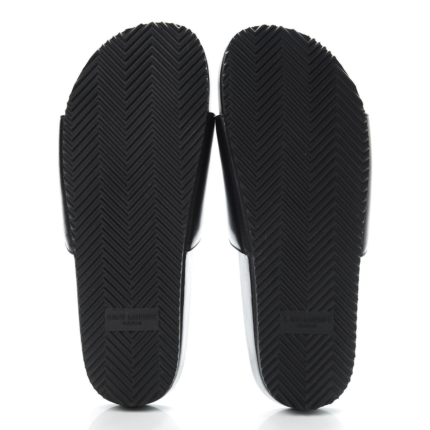 Lambskin Joan Slide Sandals 37.5 Black