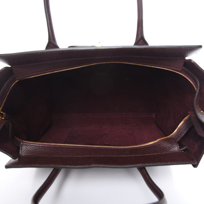 Mulberry Grain Vegetable Tanned Calfskin Zipped Bayswater Oxblood 5 of 8