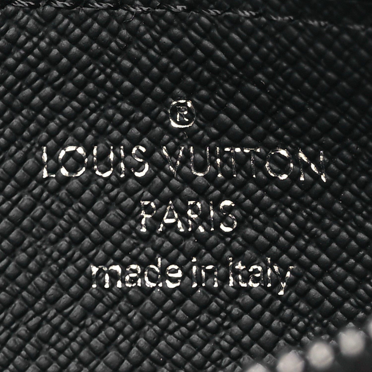 Louis Vuitton Reverse Monogram Eclipse Taiga Coin Card Holder 6 of 7