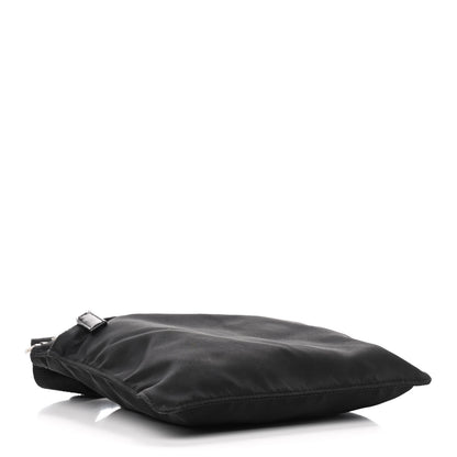 Prada Tessuto Nylon Saffiano Flat Messenger Bag Black 4 of 8