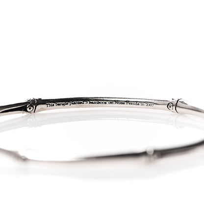 John Hardy Sterling Silver Slim Bamboo Bangle Bracelet 4 of 4