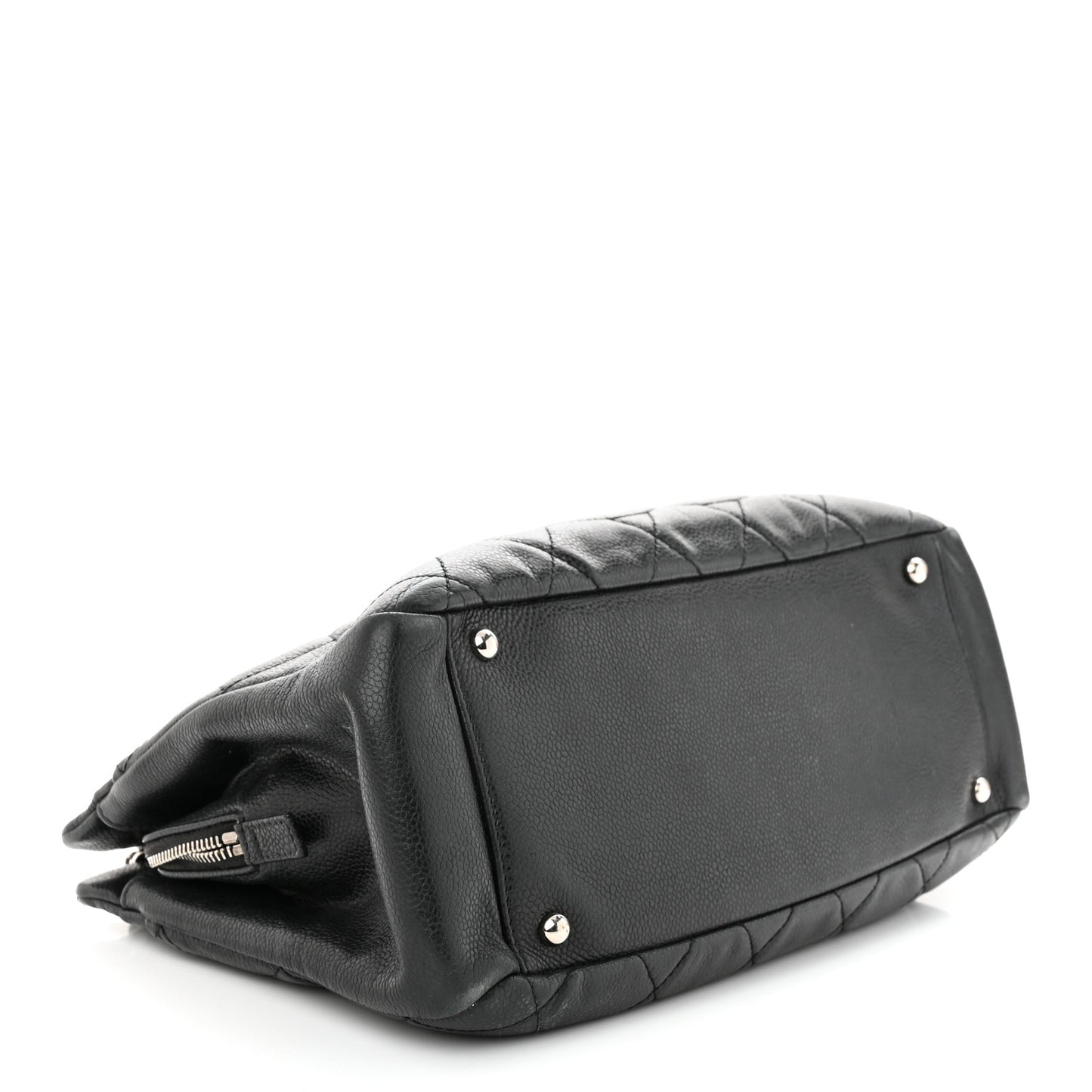 Caviar Quilted CC Timeless Soft Tote Black