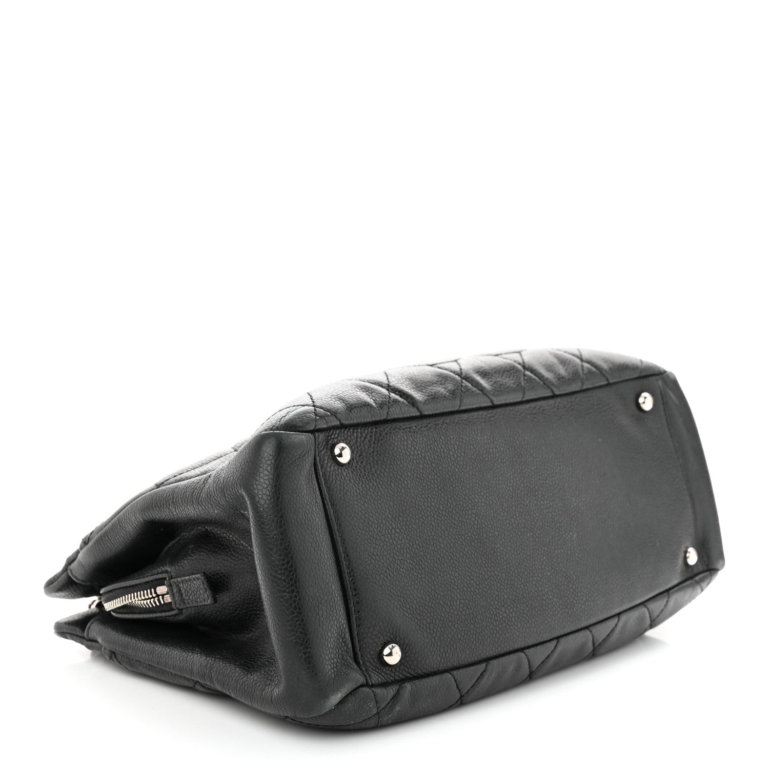 Chanel Caviar Quilted CC Timeless Soft Tote Black 4 of 13