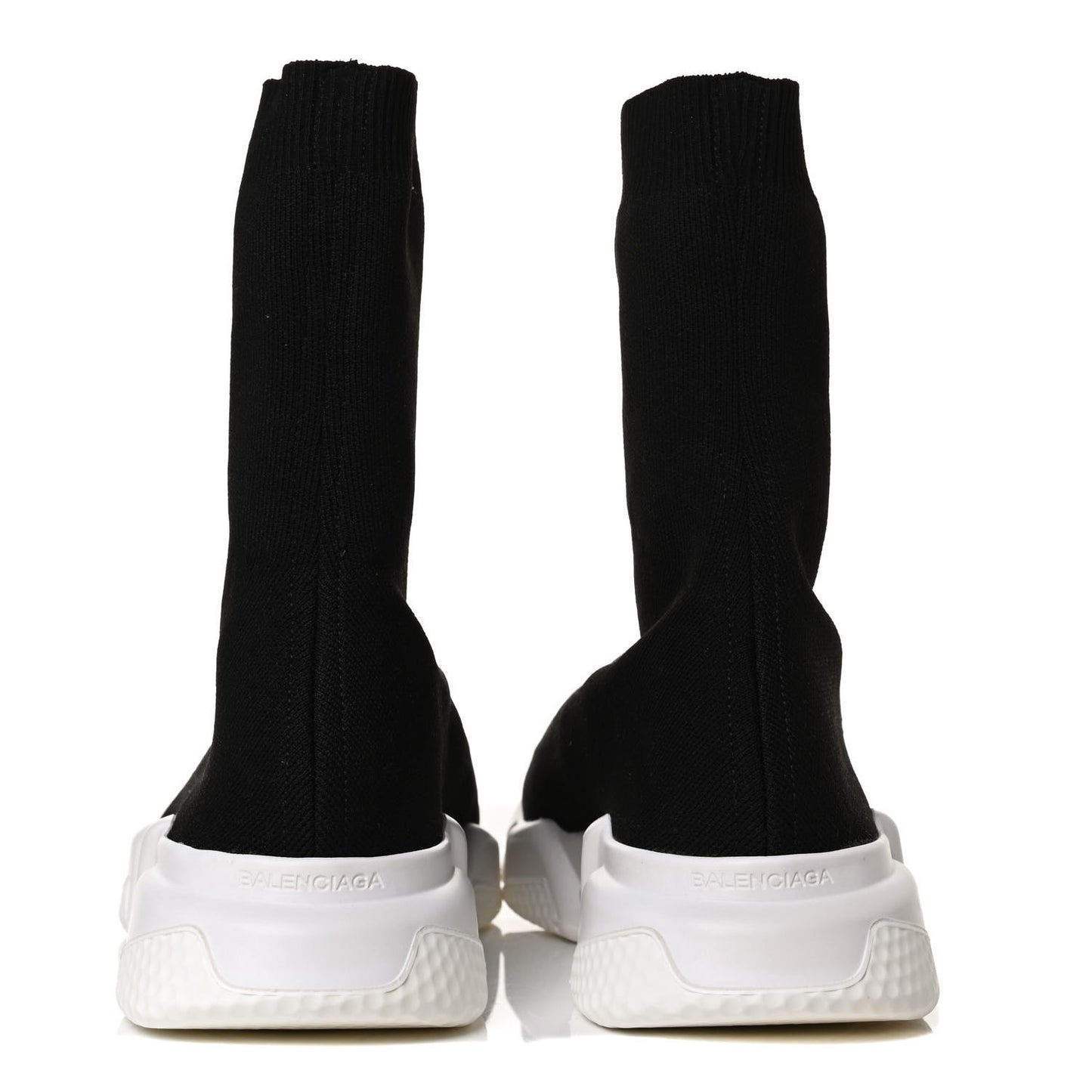 Neoprene Knit Womens Speed Sock Sneakers 39 Black White