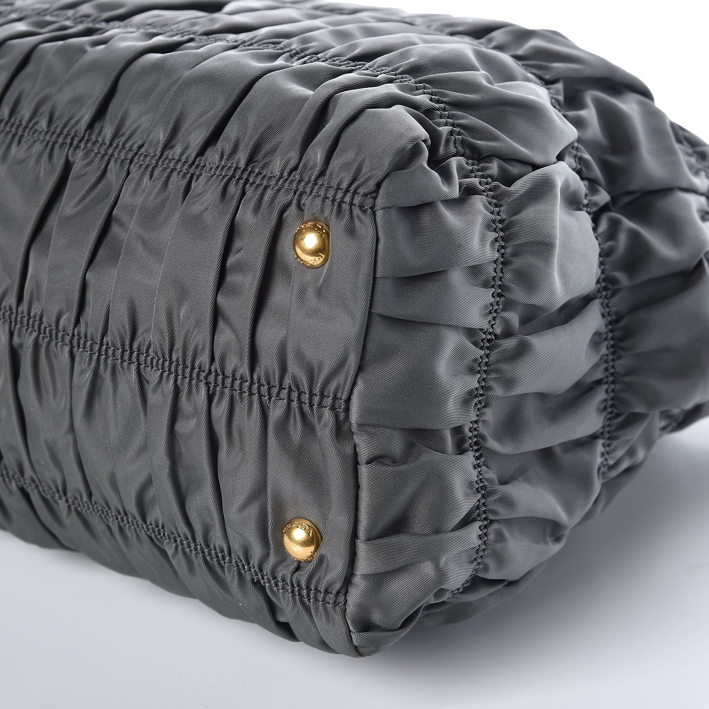 Tessuto Nylon Gaufre Tote Ardesia