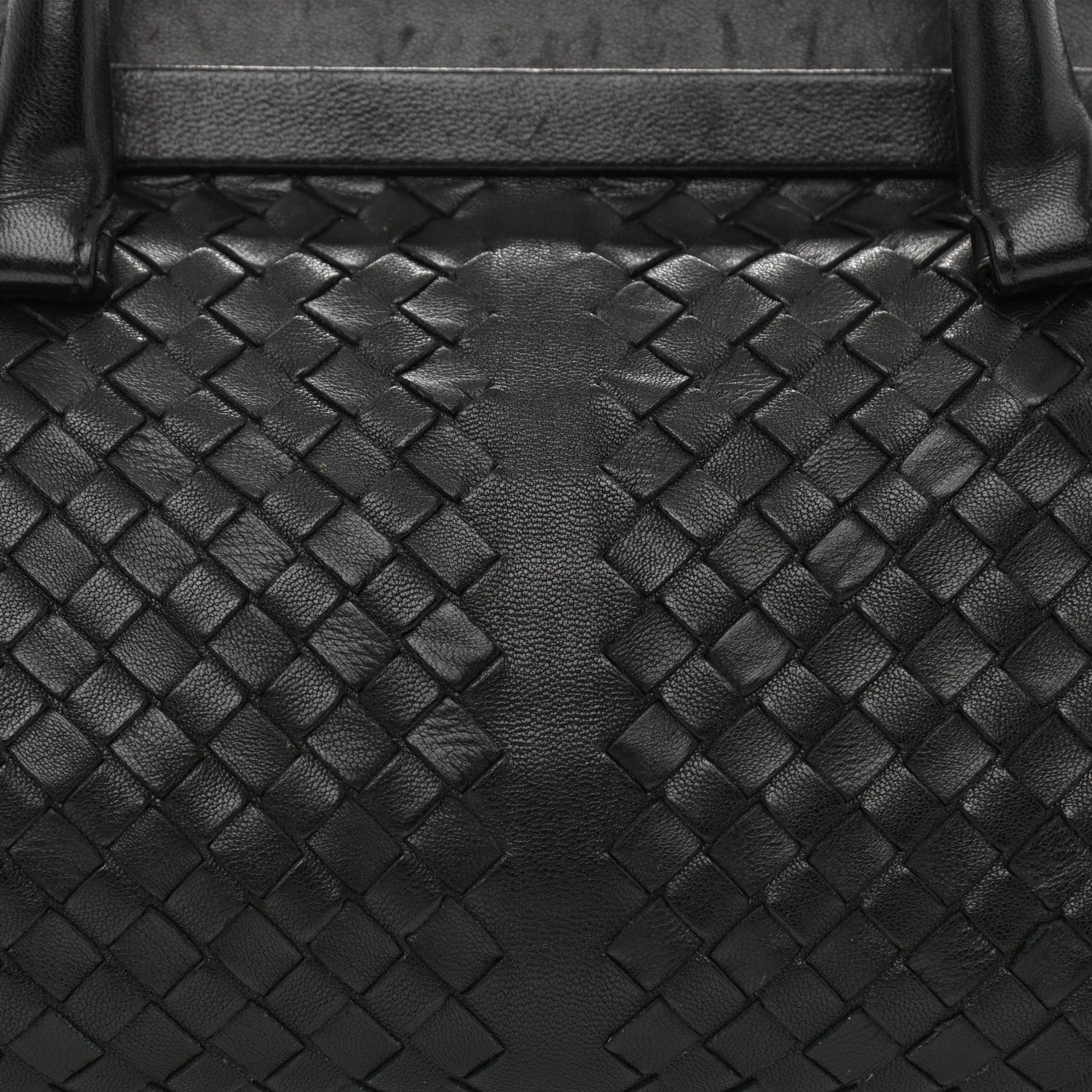 Bottega Veneta Nappa Intrecciato Frame Shoulder Bag Black 10 of 15