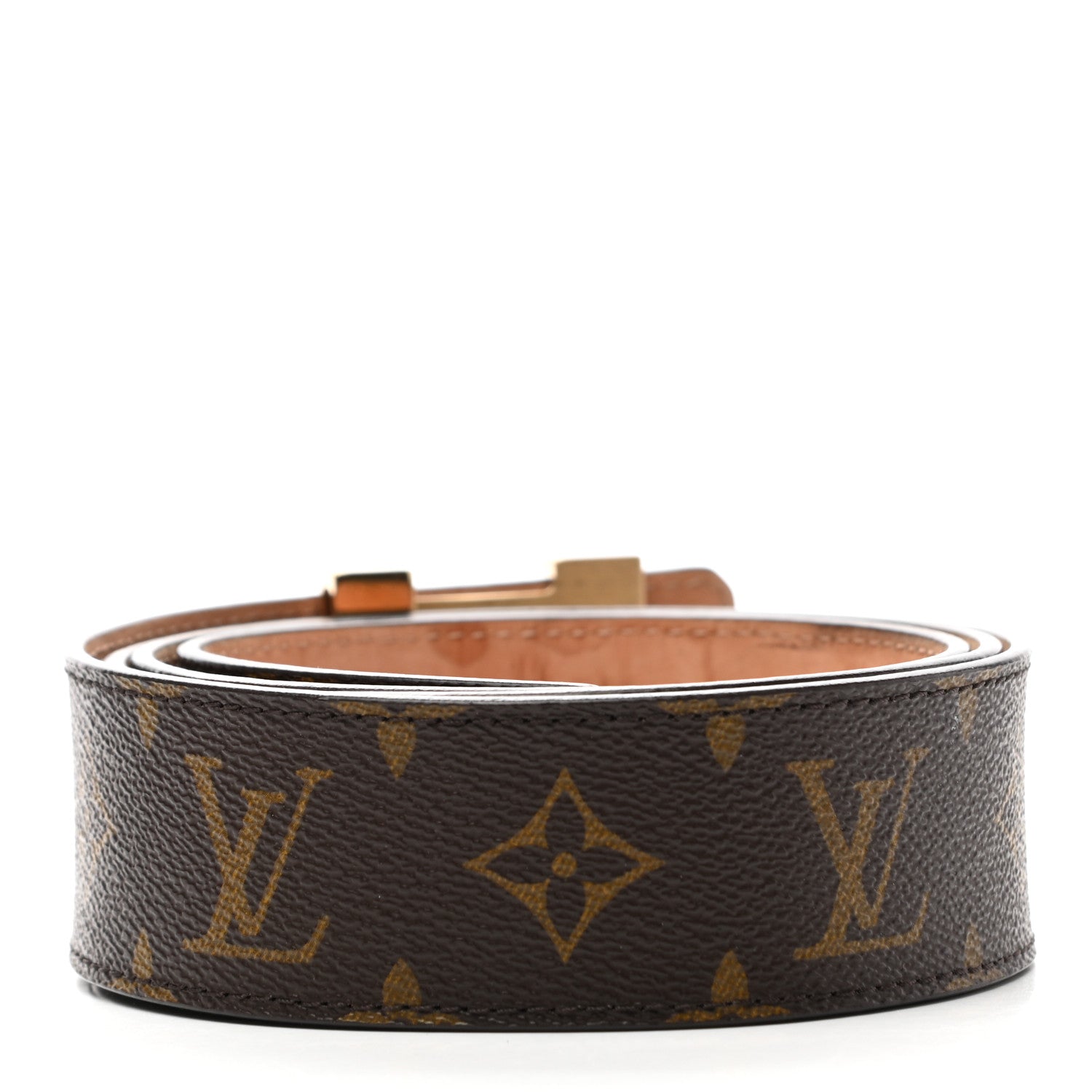 Louis Vuitton Monogram 40mm LV Initiales Belt 110 44 2 of 8