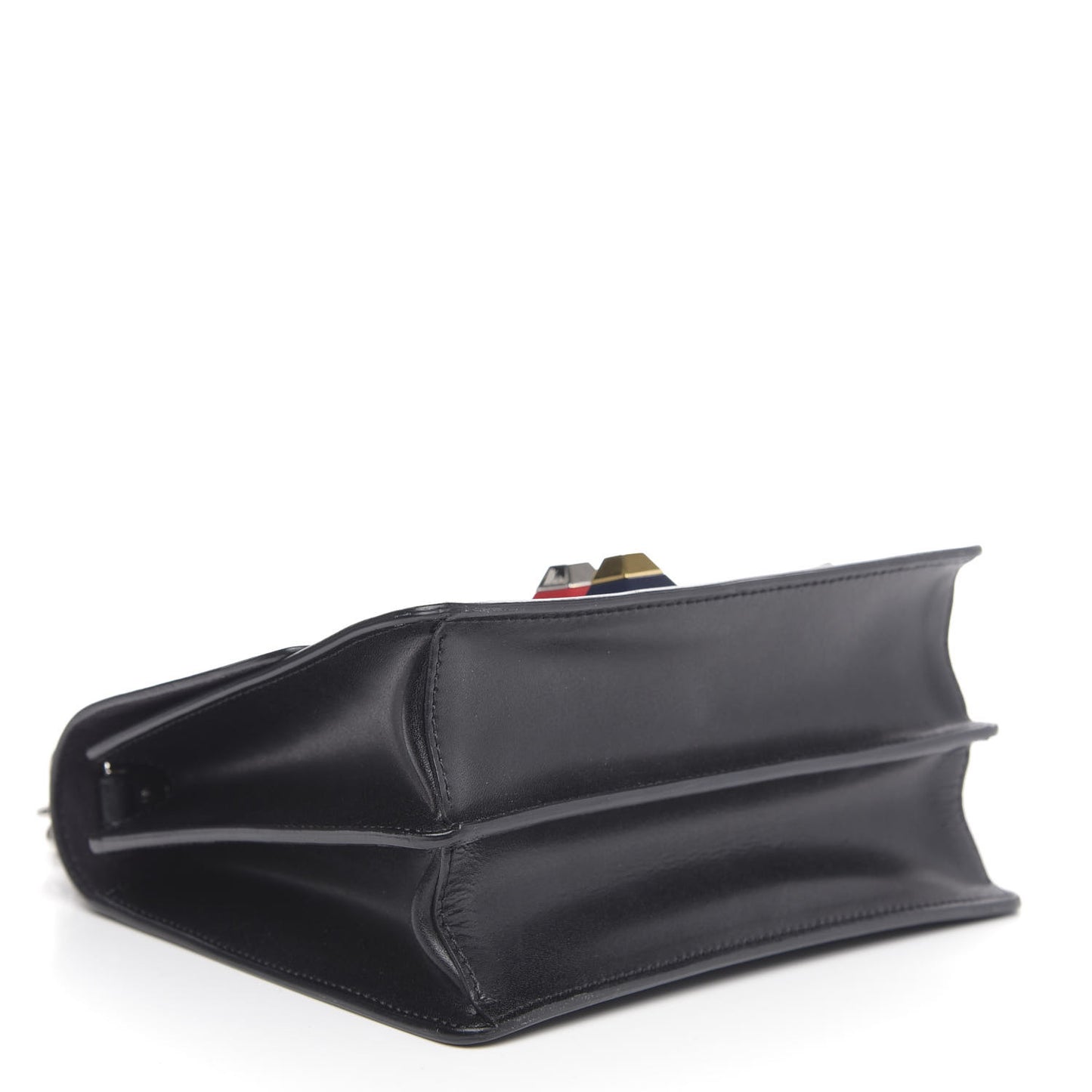 Vitello Liberty Studded Small Kan I Shoulder Bag Black Multicolor