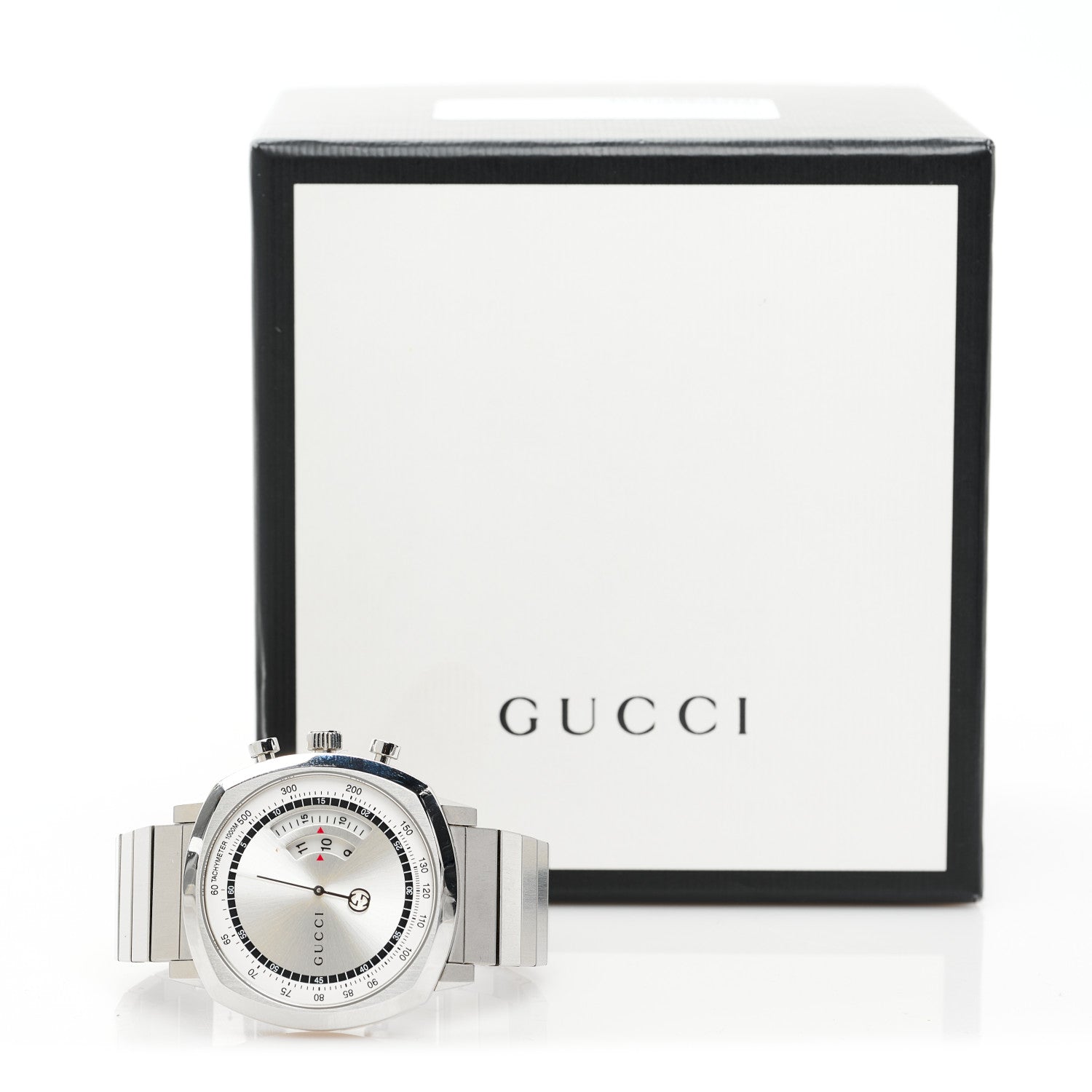 Gucci Stainless Steel 40mm Grip Quartz Watch 5 of 5
