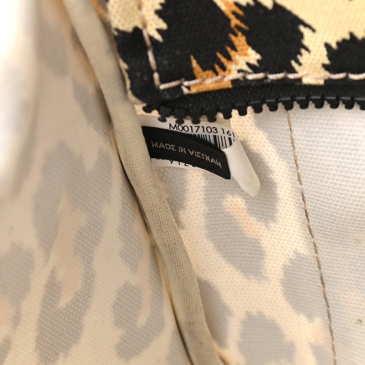 Marc Jacobs Cotton Canvas Leopard Print Mini The Traveler Tote Bag 6 of 11