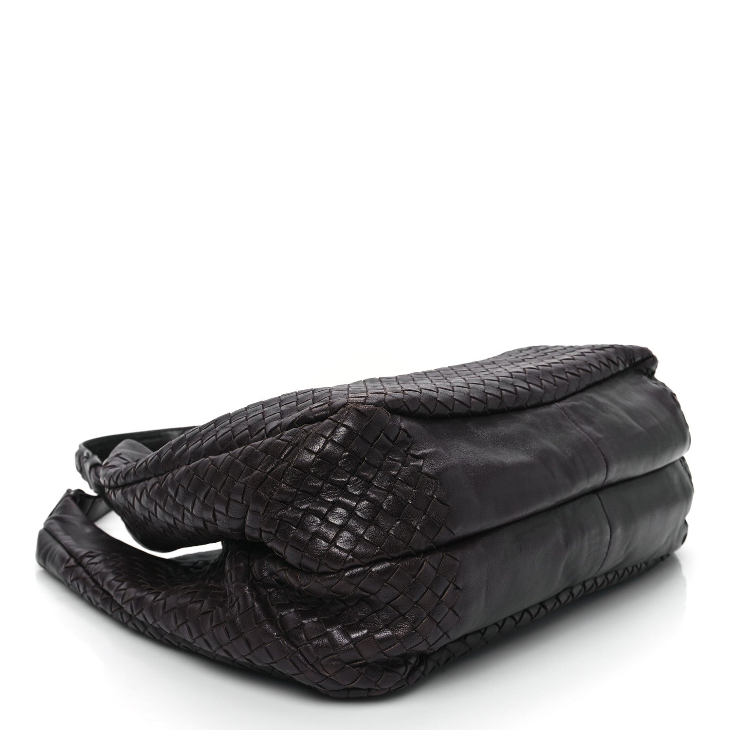 Bottega Veneta Nappa Intrecciato Large Campana Hobo Ebano 4 of 13