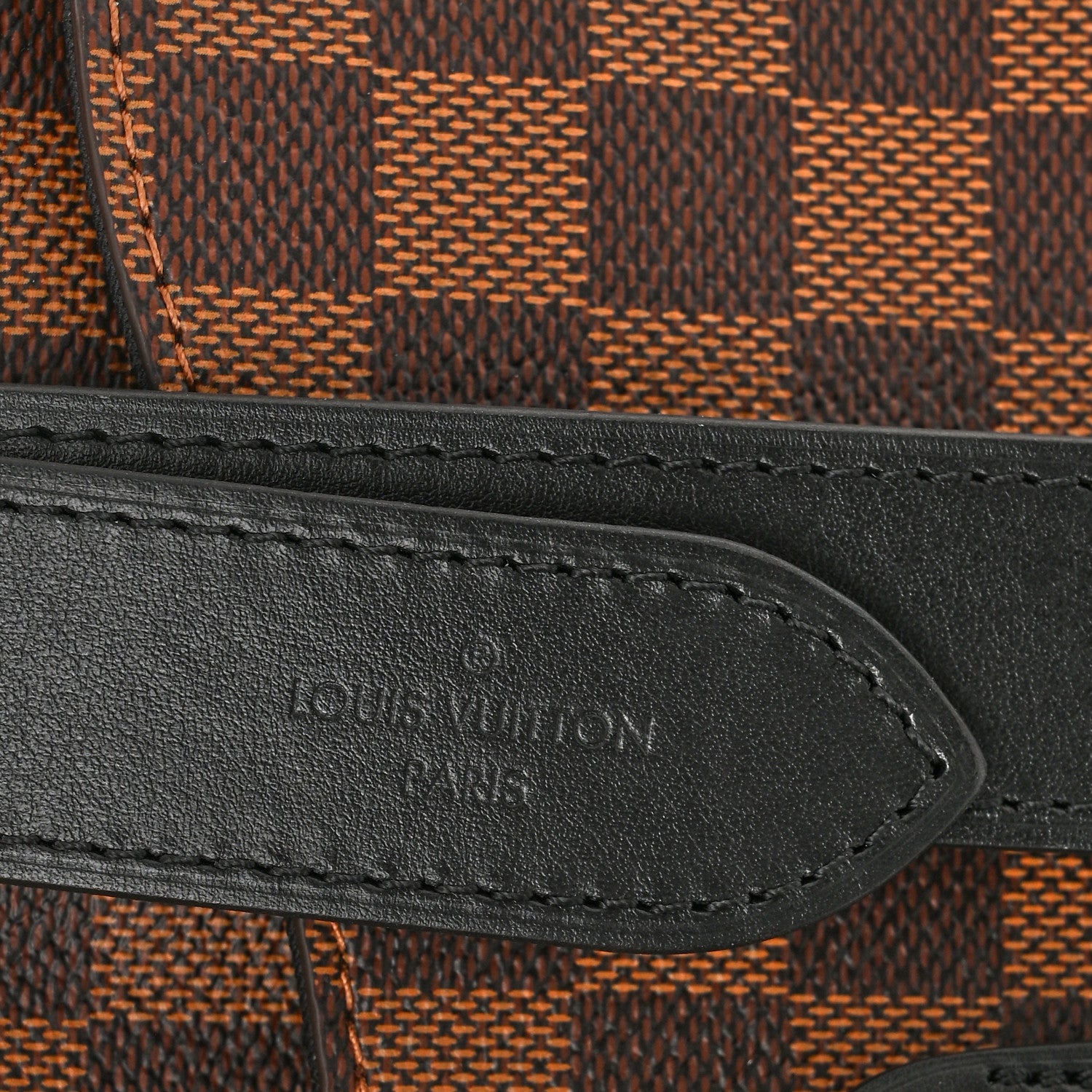Louis Vuitton Damier Ebene Odeon PM Black 5 of 9