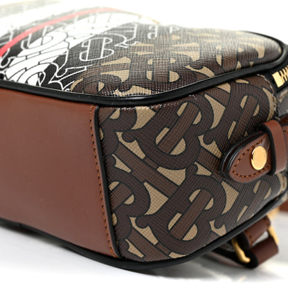 Burberry E-Canvas Monogram Stripe Micro Camera Bag Bridle Brown 10 of 10