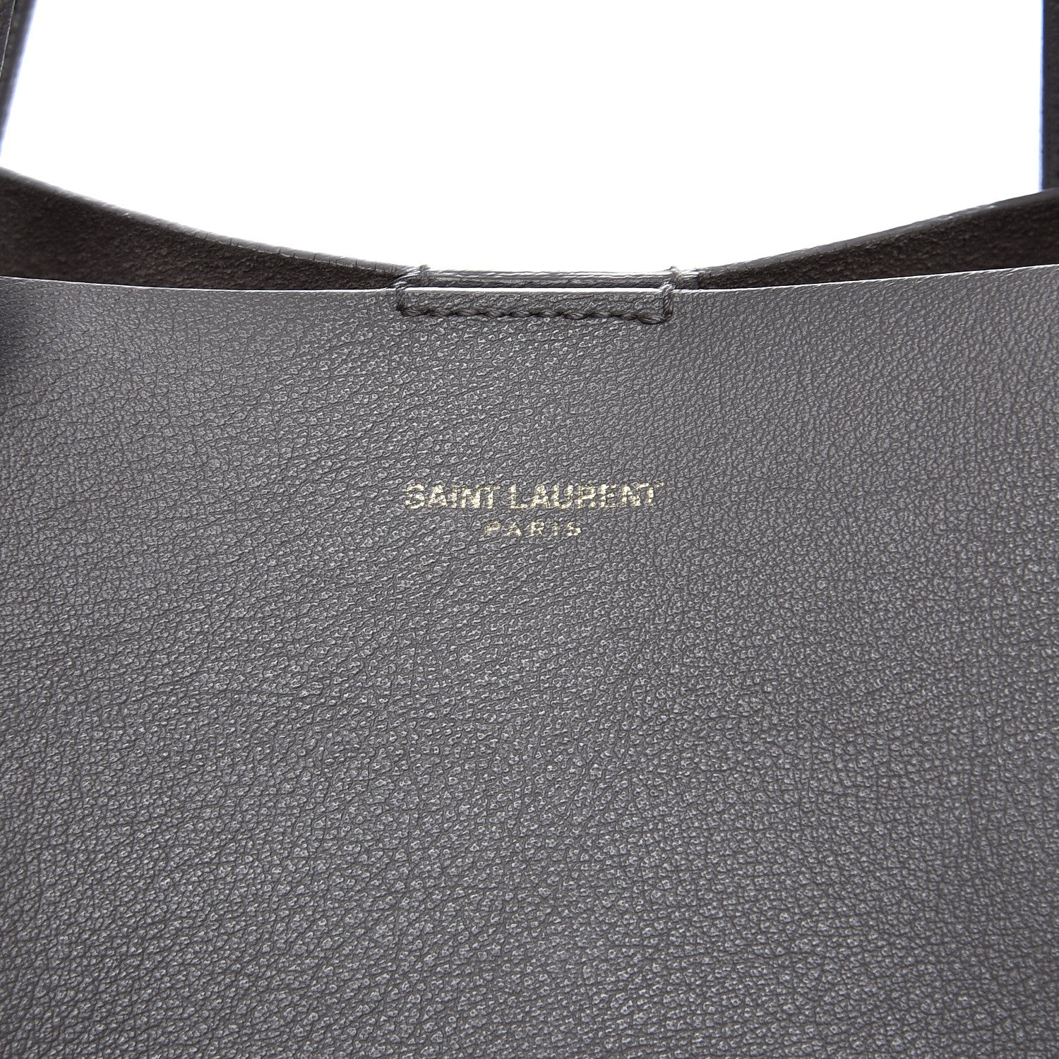Saint Laurent Calfskin Large Shopping Tote Fog 9 of 13