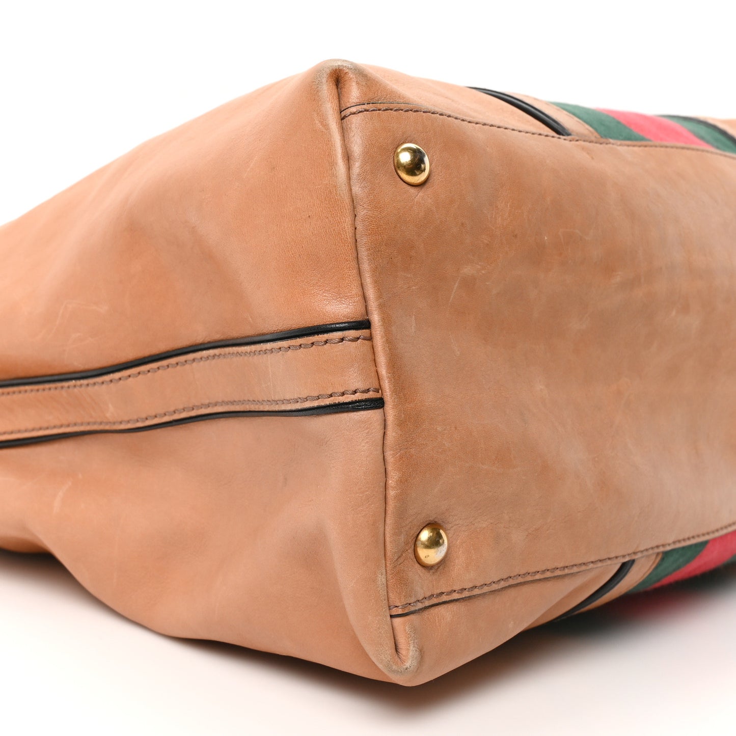 Calfskin Web Medium Rania Top Handle Bag