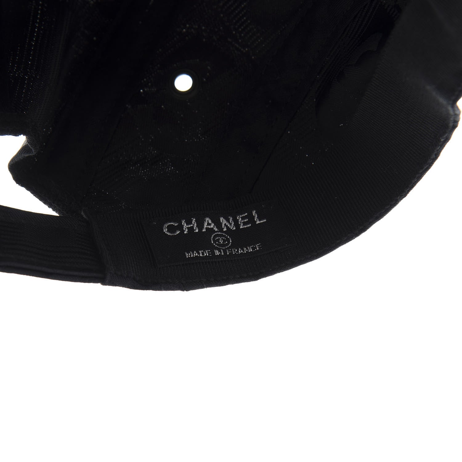 Chanel Nylon CC Cap Hat M Black 7 of 10