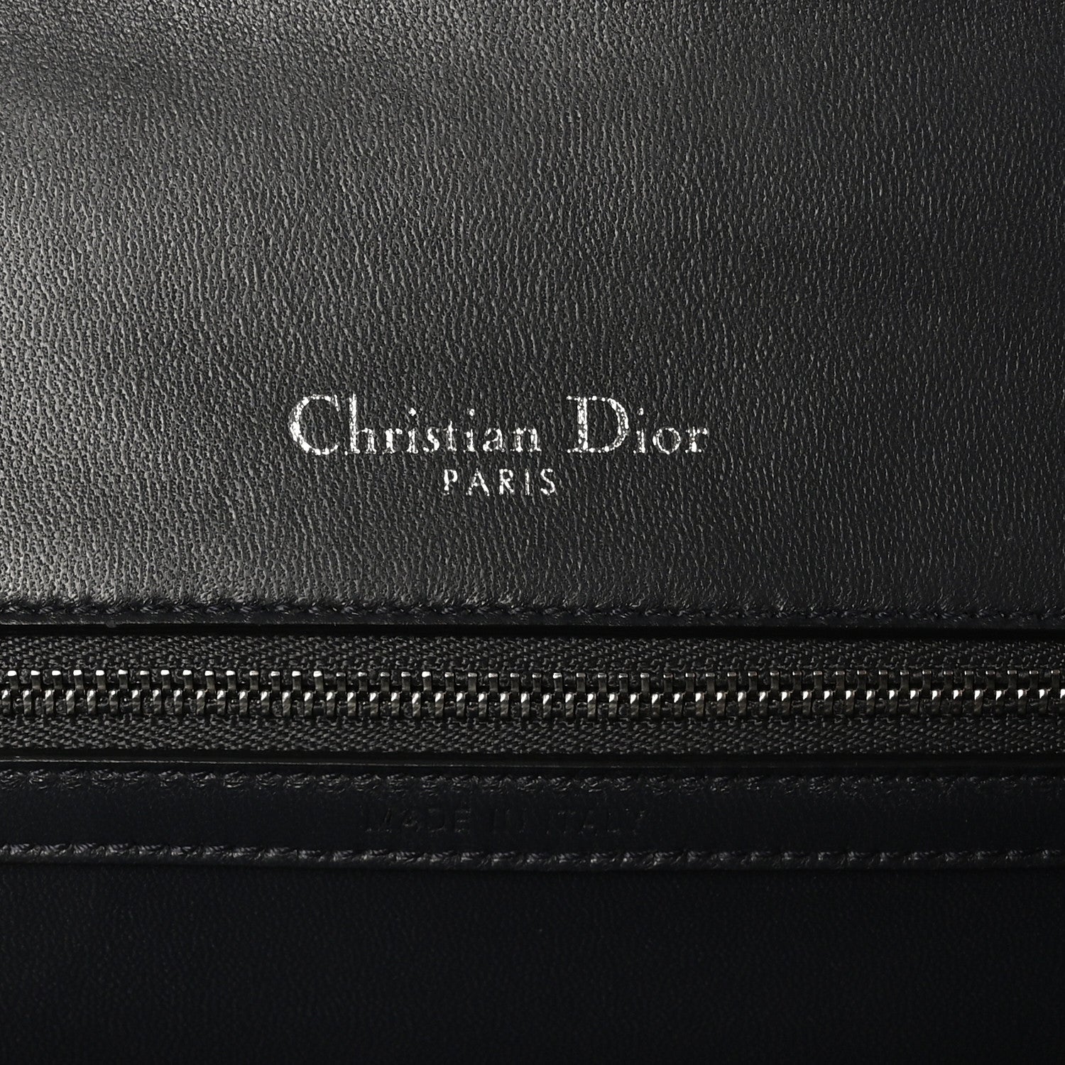 Christian Dior Metallic Patent Micro-Cannage Medium Diorama Flap Bag Silver 6 of 9