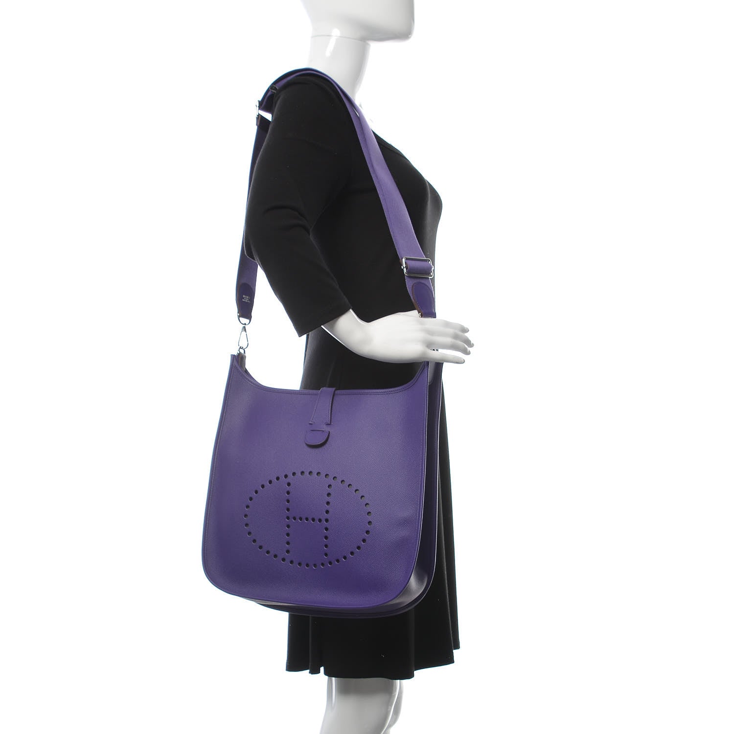 Hermes Epsom Evelyne GM III Iris 2 of 11
