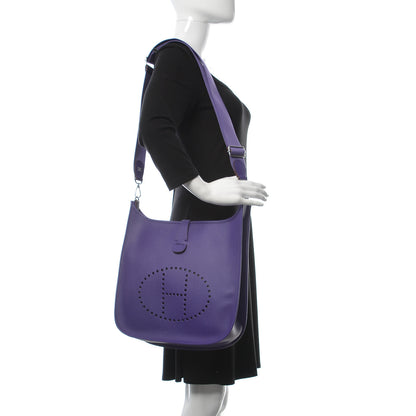 Hermes Epsom Evelyne GM III Iris 2 of 11