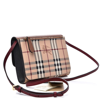 Burberry Haymarket Check Small Loxley Crossbody Bright Toffee 3 of 11