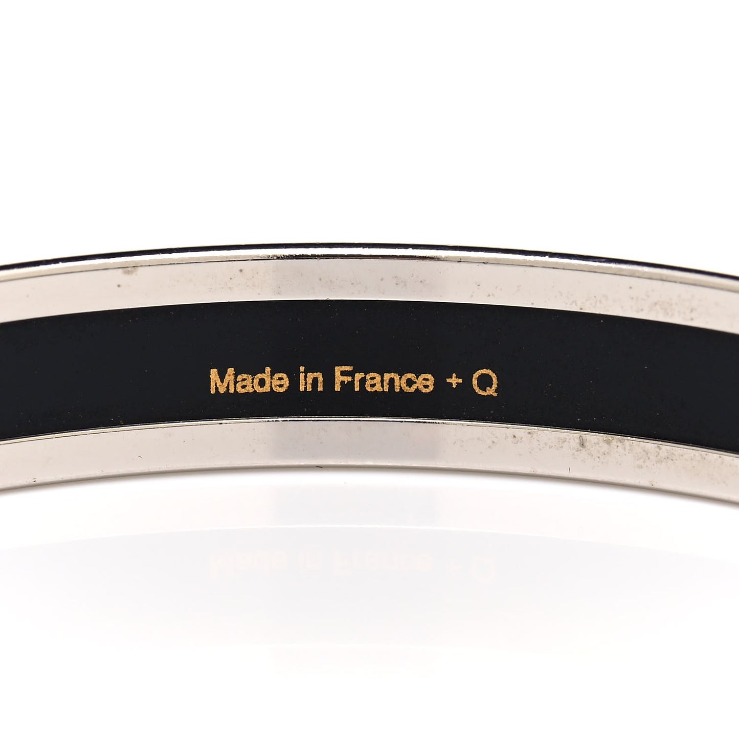 Enamel Printed Colliers de Chiens Narrow Bracelet 70 Sables