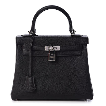 Hermes Togo Kelly Retourne 25 Black 1 of 38
