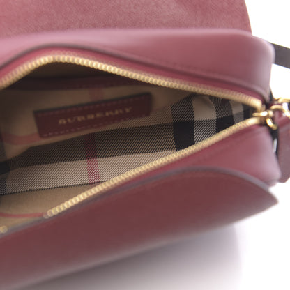 Burberry Soft Grain Calfskin Small Buckle Zip Bag Red 5 of 12