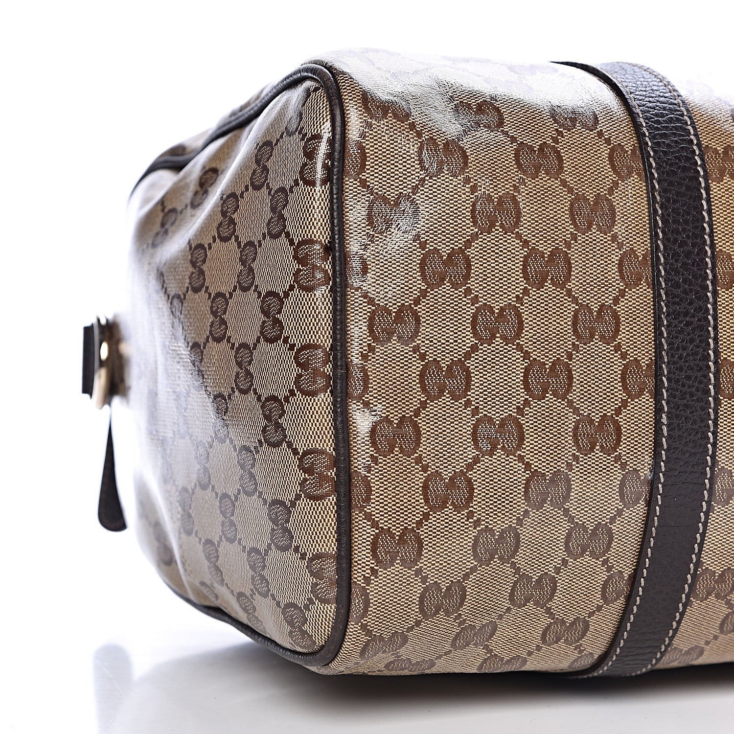 Gucci Crystal Monogram Medium Joy Boston Dark Brown 9 of 13