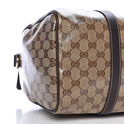 Gucci Crystal Monogram Medium Joy Boston Dark Brown 9 of 13