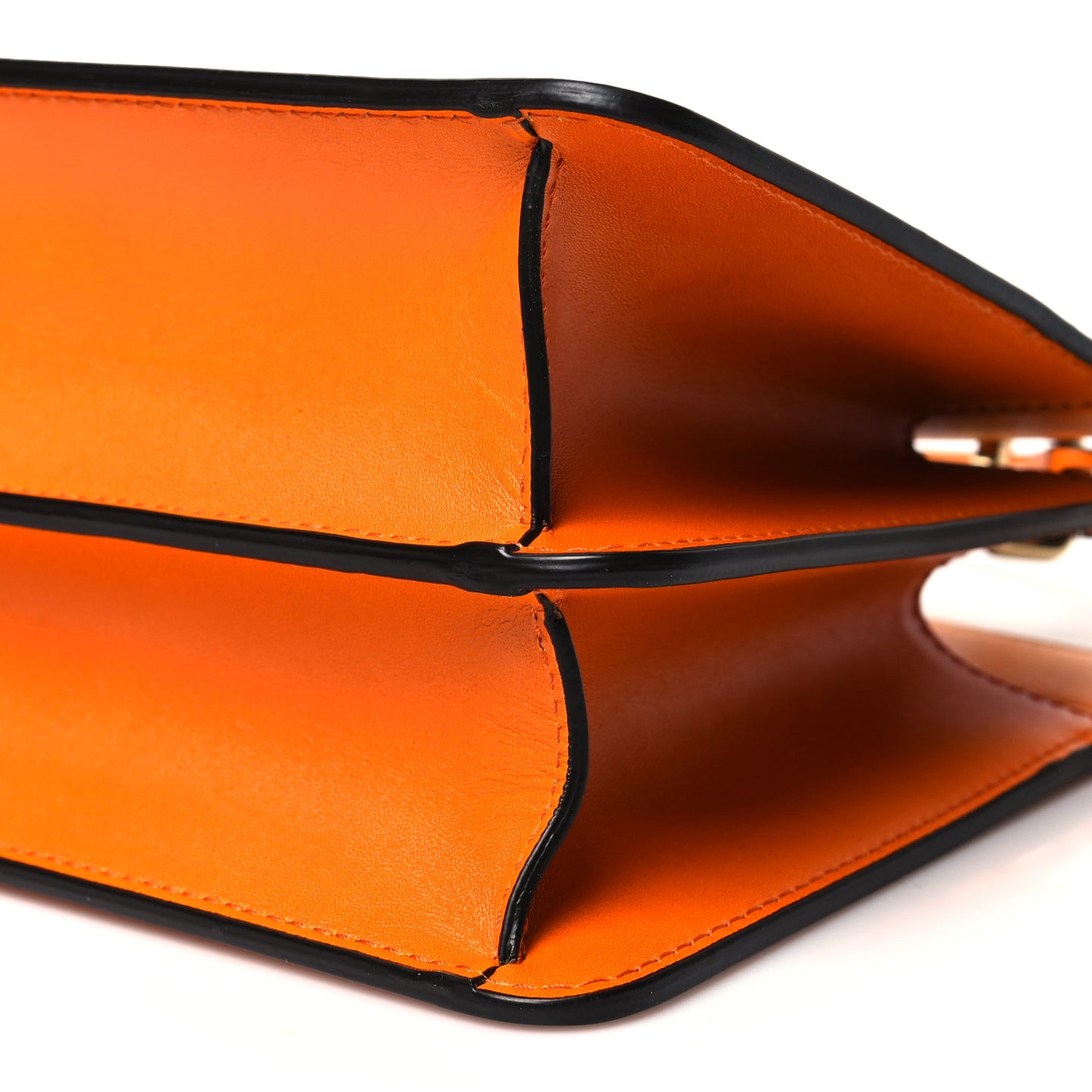 Vitello King Tamponato Medium Peekaboo I SEE U East West Satchel Clementine