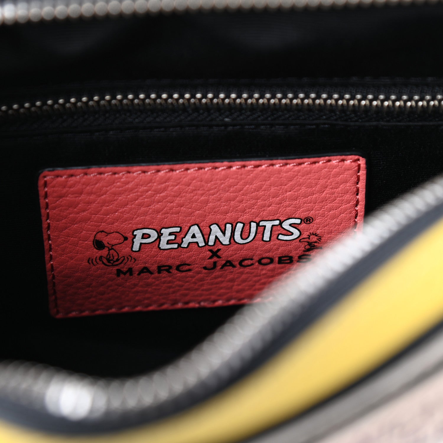 Marc Jacobs X Peanuts Calfskin The Box 20 Crossbody Yellow Multicolor 6 of 9