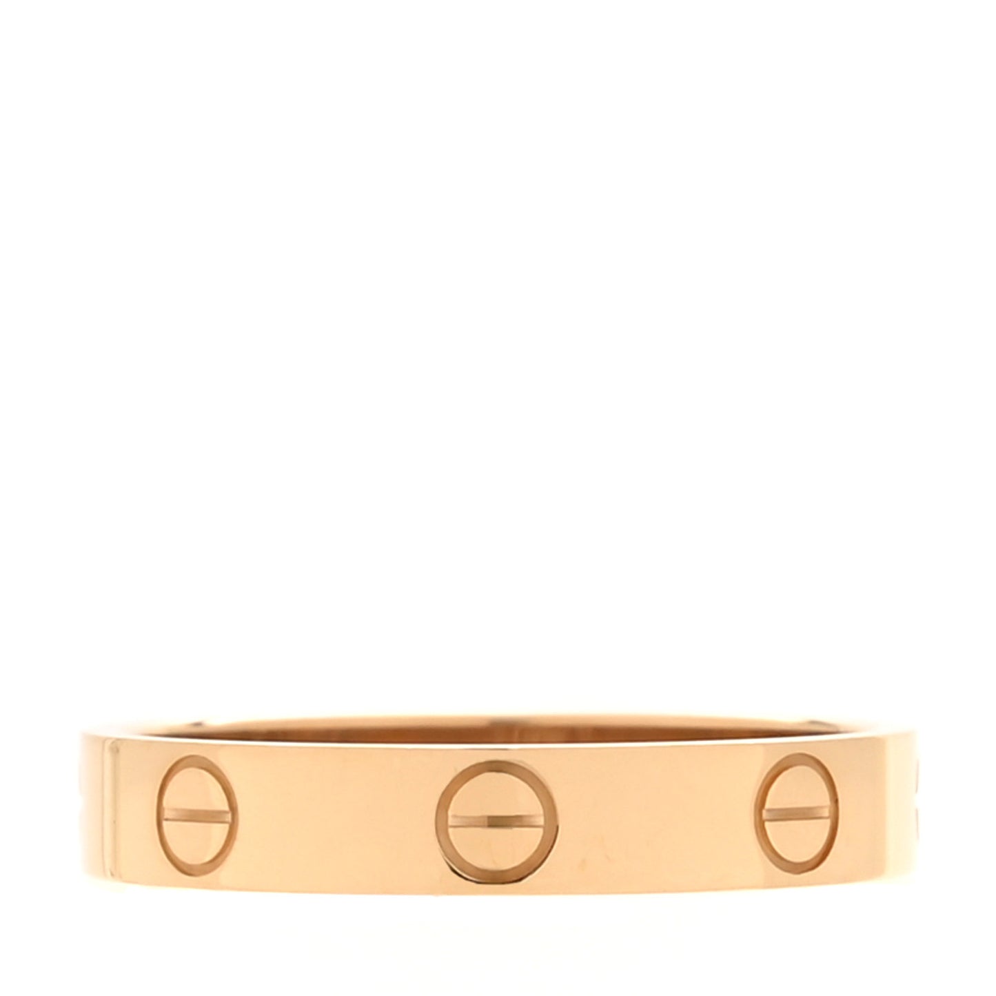 18K Yellow Gold 3.5mm LOVE Wedding Band Ring 57 8