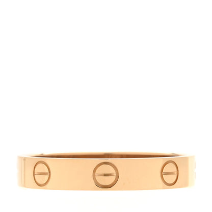 Cartier 18K Yellow Gold 3.5mm LOVE Wedding Band Ring 57 8 3 of 5