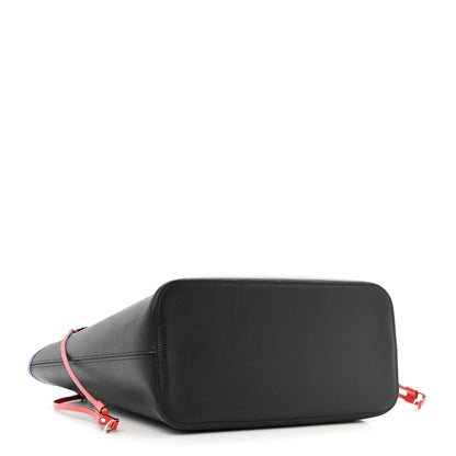 Louis Vuitton Epi Neverfull MM Noir Figue Safran 5 of 11