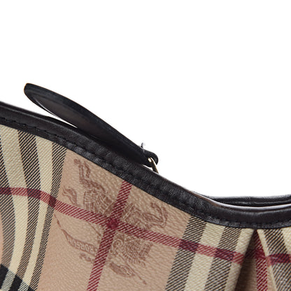 Burberry Haymarket Check Hobo Brown 19 of 19