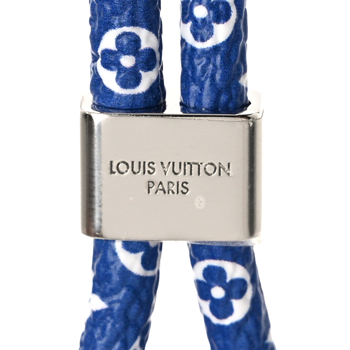 Monogram Silicone Louise Phone Holder Blue