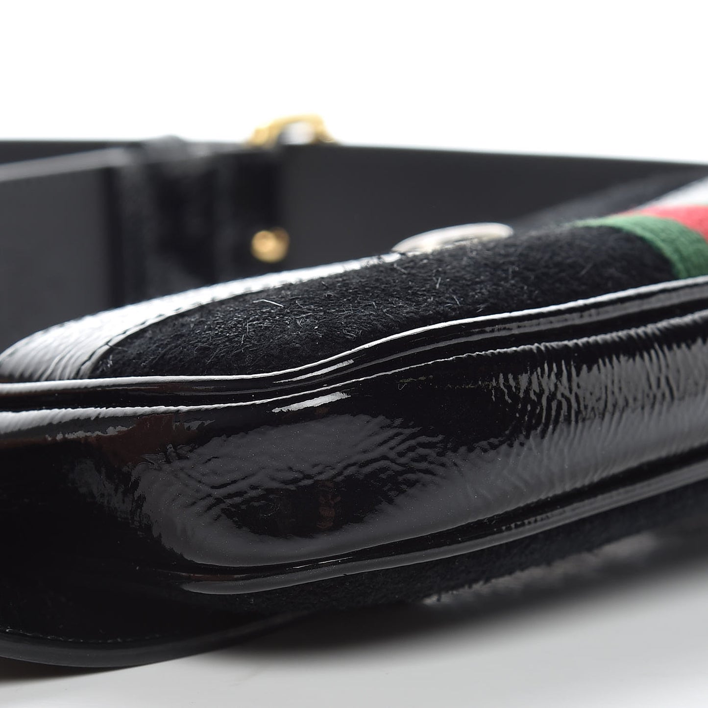 Suede Patent Ophidia Belted iPhone Case 95 38 Black