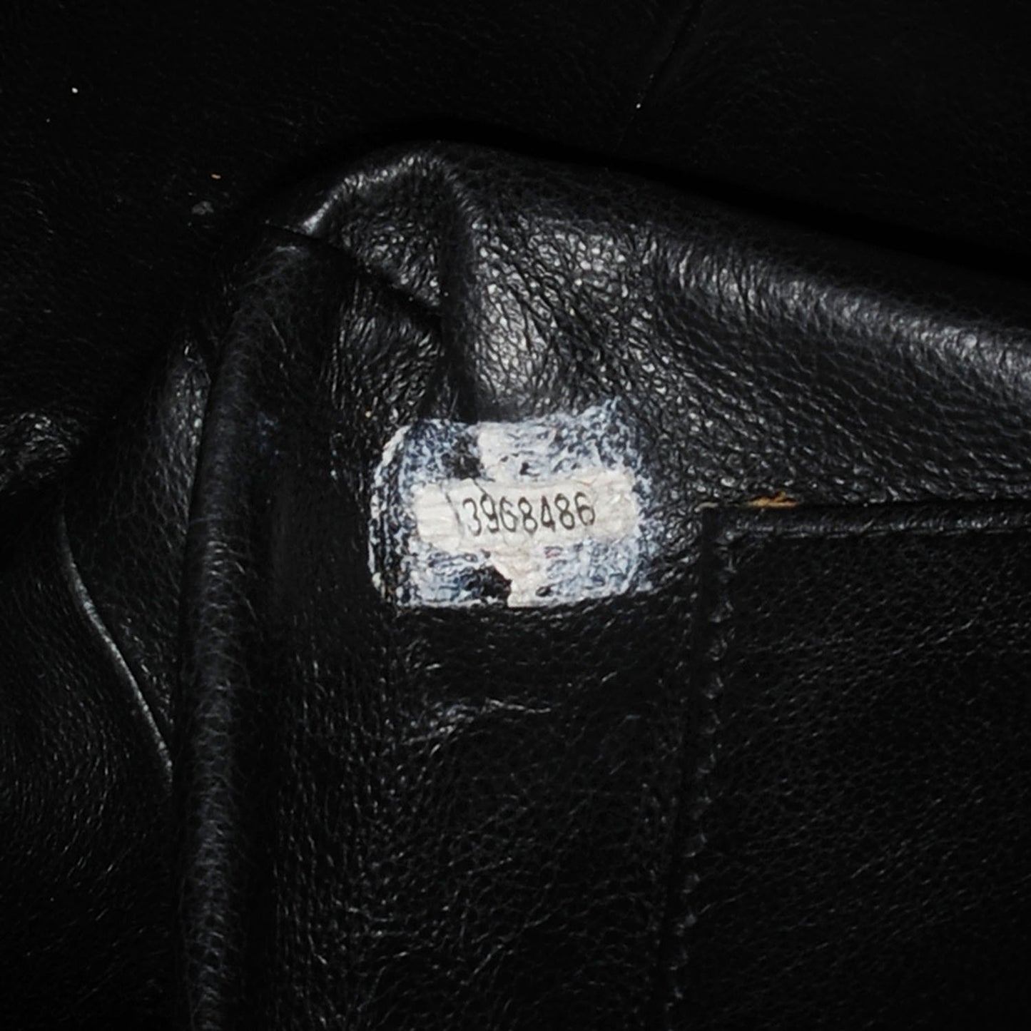 Lambskin Quilted Shoulder Bag Black