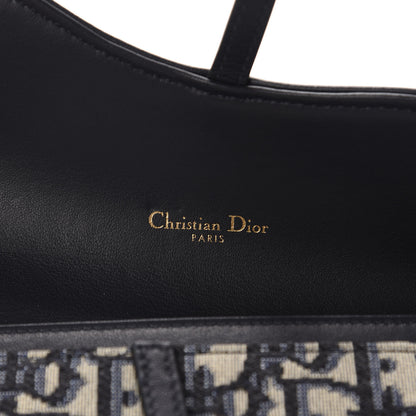Christian Dior Oblique Saddle Chain Long Wallet Blue 9 of 12