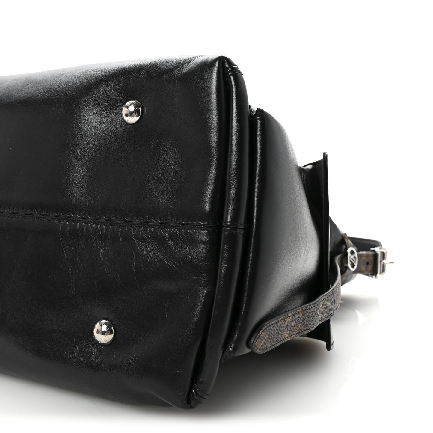 Lambskin CarryAll Travel Bag Black