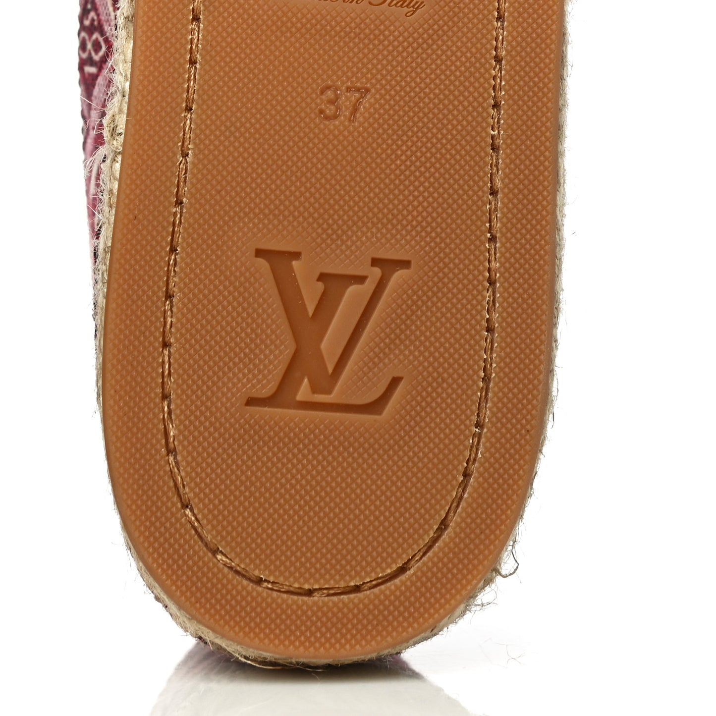 Jacquard Since 1854 Starboard Espadrille Flats 37 Bordeaux